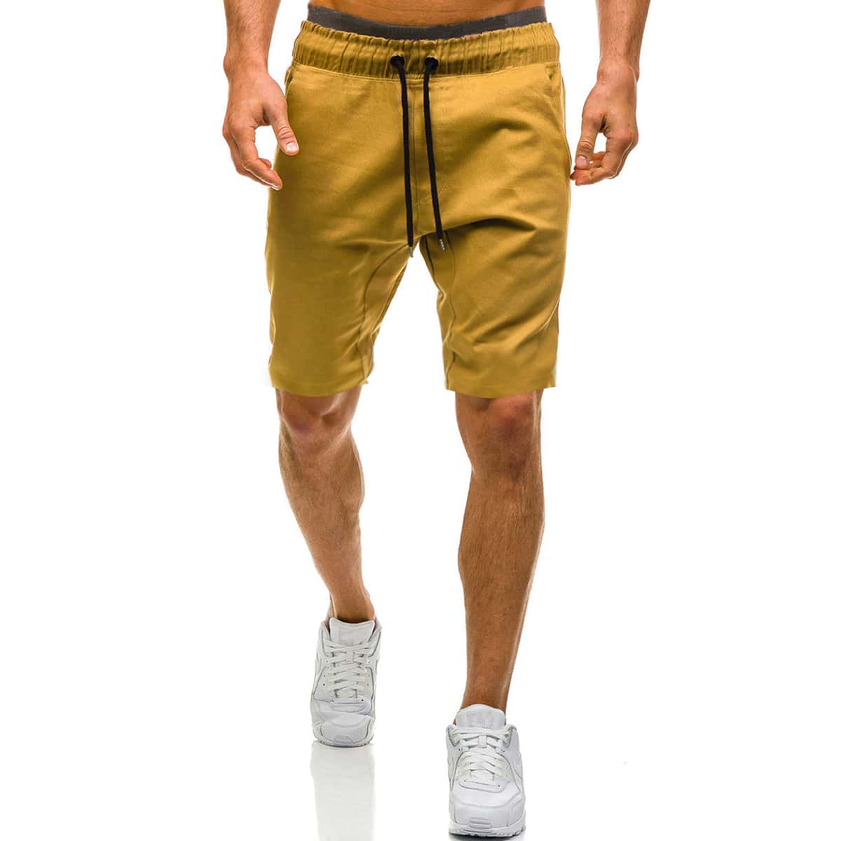 

Guys Drawstring Waist Track Shorts, Yellow
