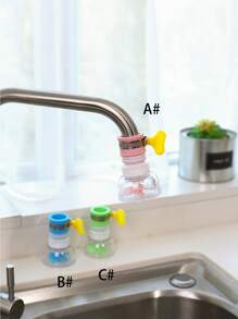 1pc Kitchen Faucet Splash Head Extension - Multicolor - View 2