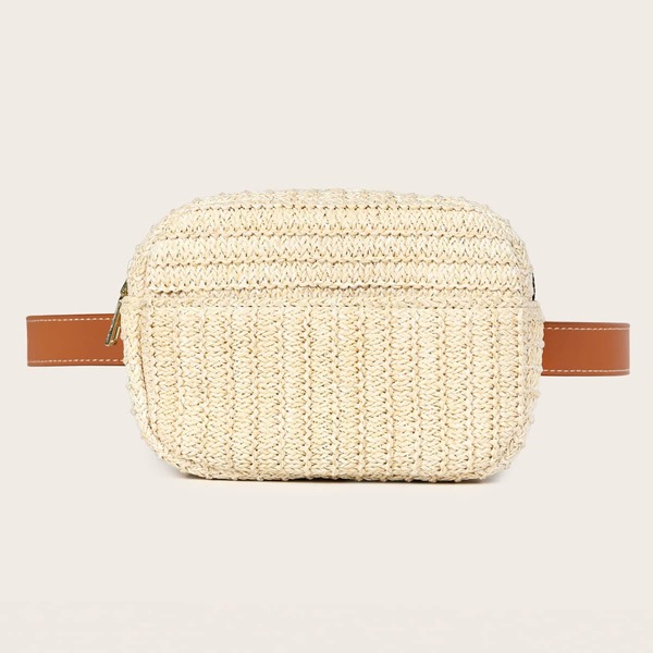 

Woven Fanny Pack, Khaki