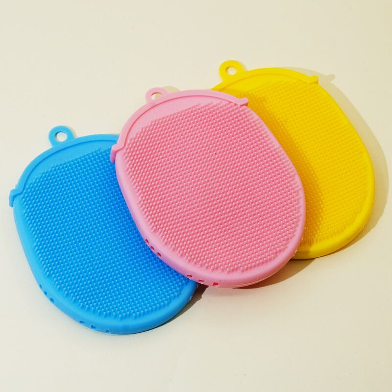 

Random Color Silicone Shower Gloves, Multicolor