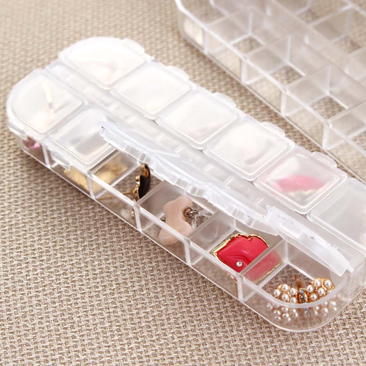 

1pc Multi-grid Jewelry Storage Box