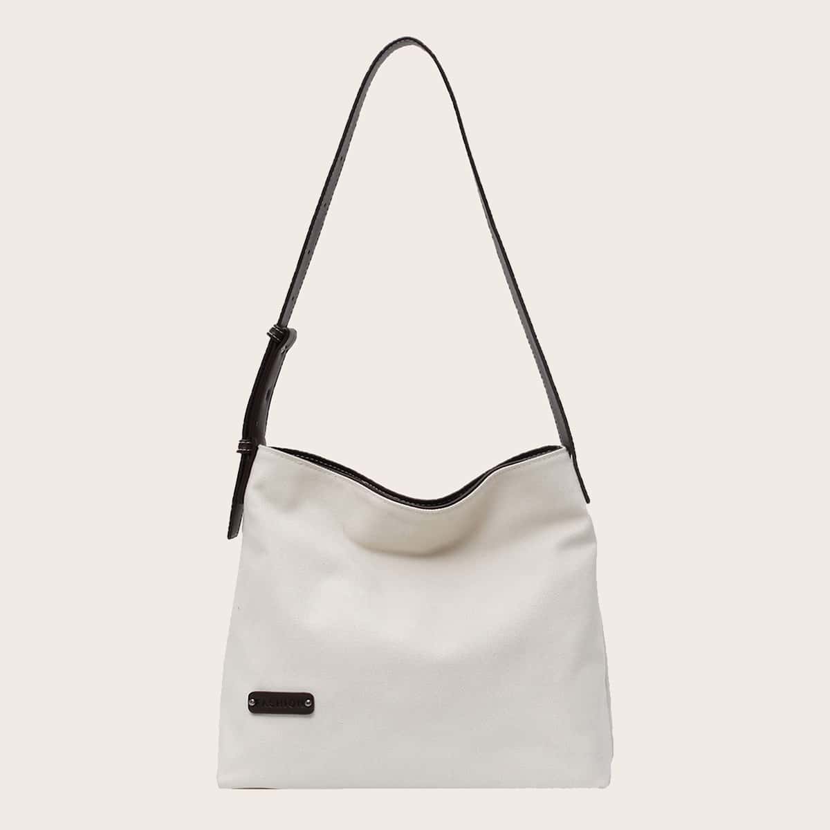 

Minimalist Tote Bag, White
