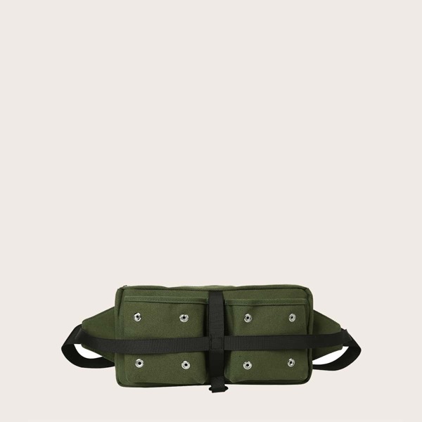 

Пакет Fanny Pack с двумя карманами спереди, Зелёные