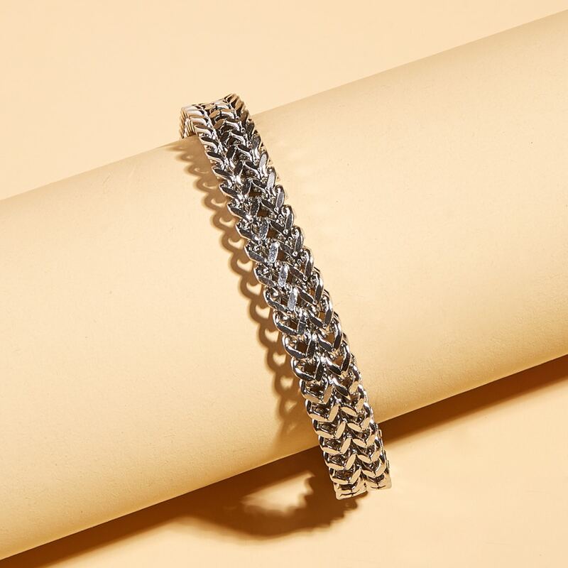 

Guys Chain Bracelet, Silver