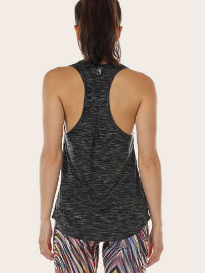 بلوزة رياضية بحاشية منحنية