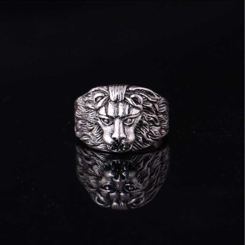 

Guys Animal Design Ring, Silver