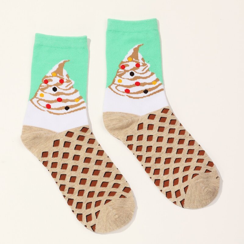 

Guys Ice Cream Pattern Socks, Multicolor