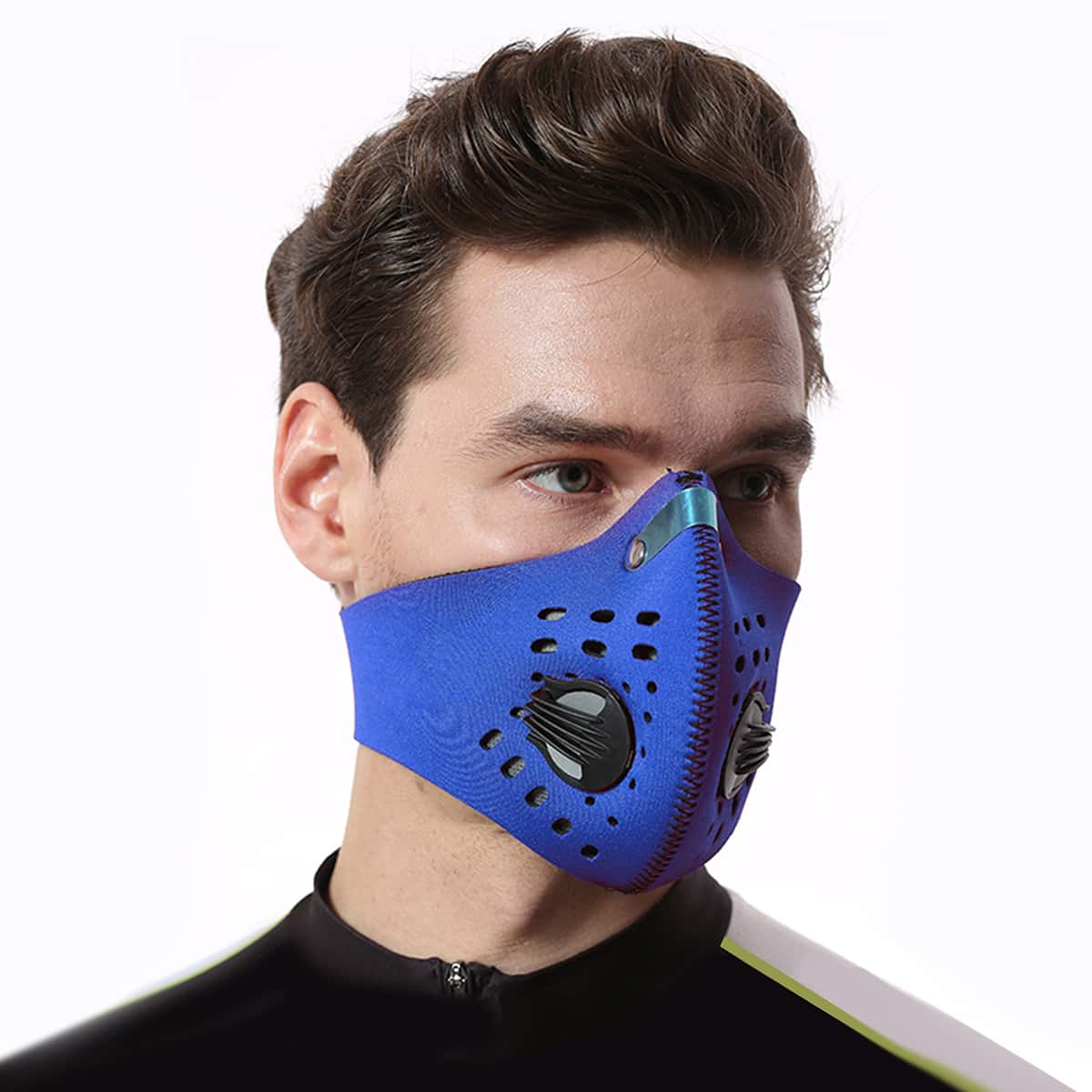 

Guys Face Mask With Valve, Blue