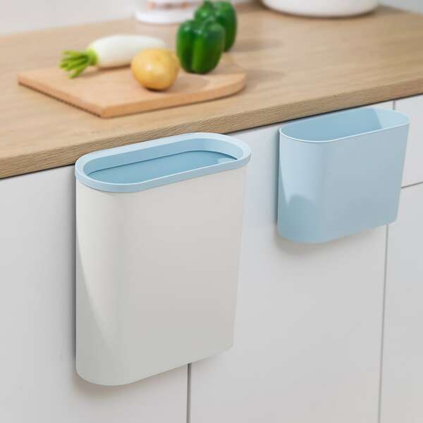 

1pc Hanging Trash Can, Multicolor