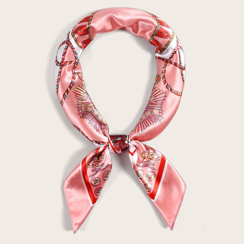 

Tassel Pattern Bandana, Coral pink