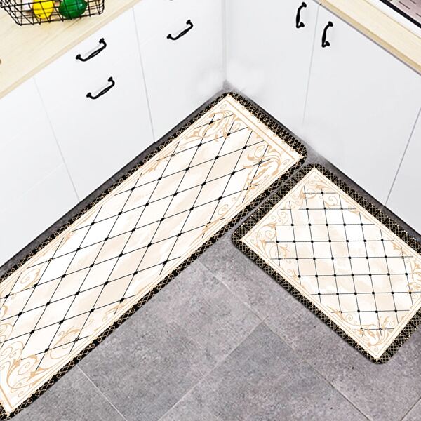 

1pc Plaid Pattern Carpet, Multicolor