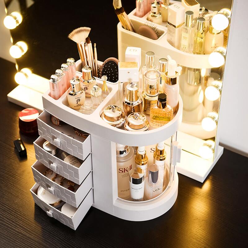 

1pc Desktop Cosmetic Storage Box, Multicolor