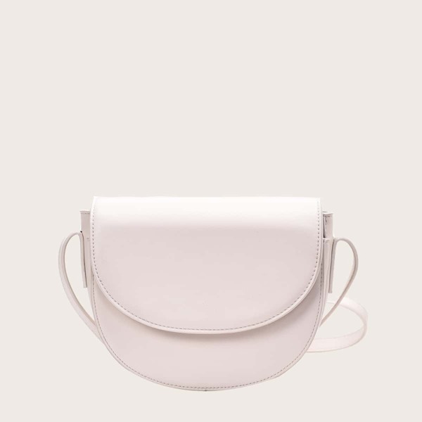 

Minimalist Saddle Bag, White