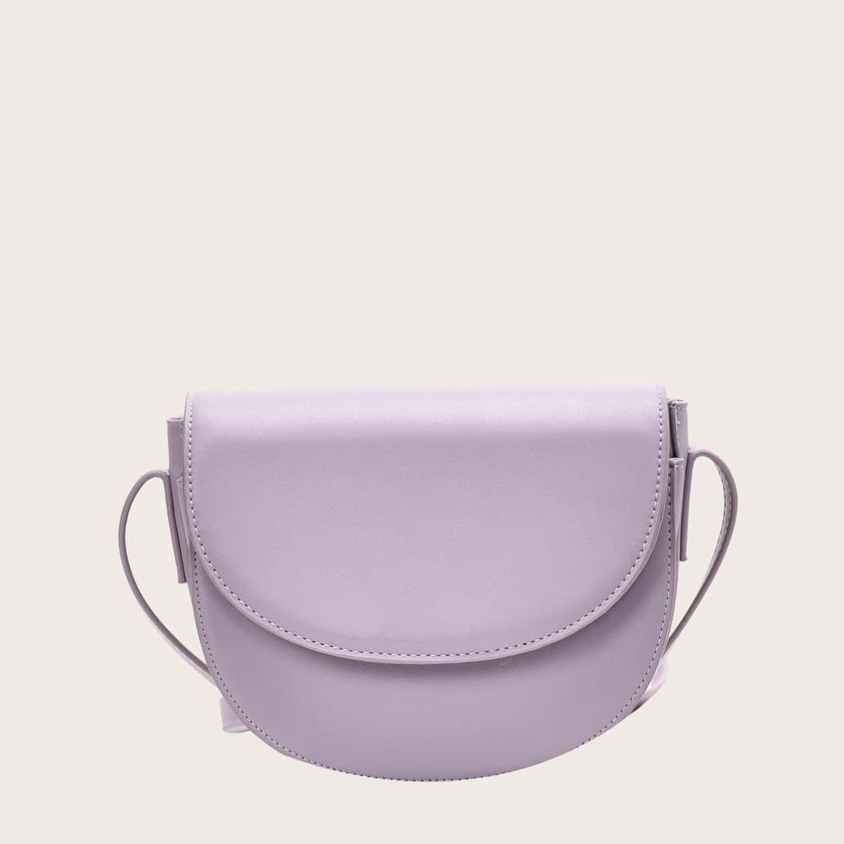 

Minimalist Saddle Bag, Purple