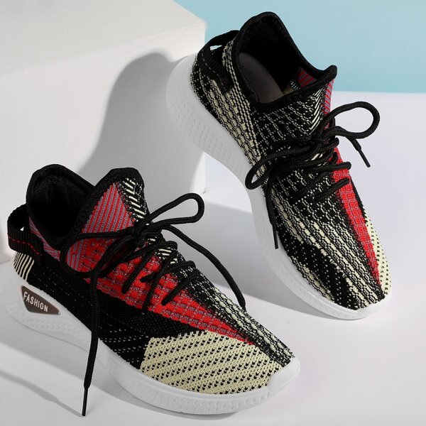 

Красочный Контрастный цвет Кеды, Многоцветный