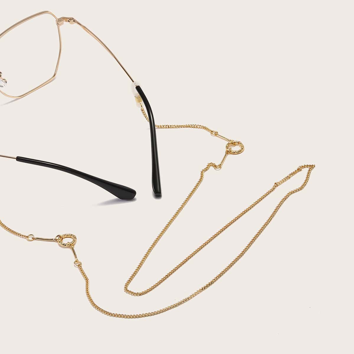 

Ring Decor Glasses Chain, Gold