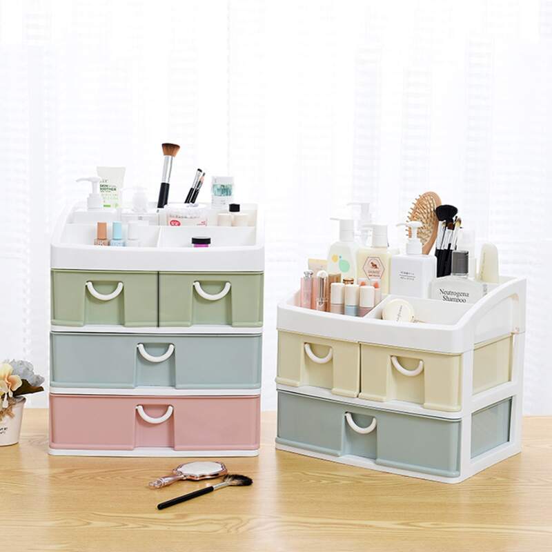 

Desktop Cosmetic Storage Box, Multicolor