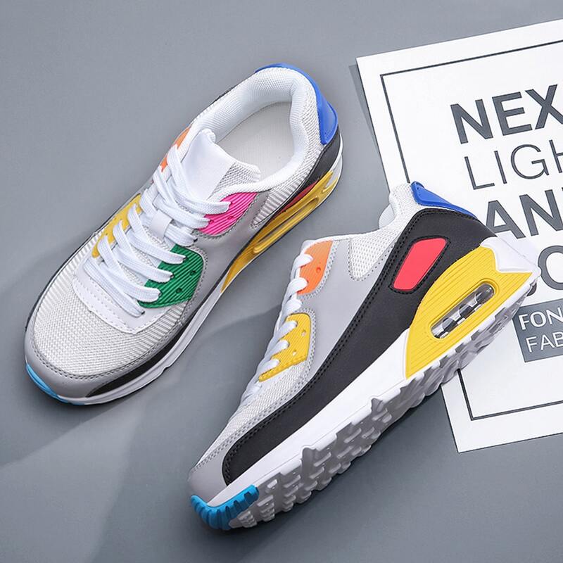 

Lace-up Front Colorblock Sneakers, Multicolor