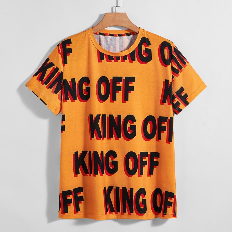 

Guys Letter Graphic Tee, Orange