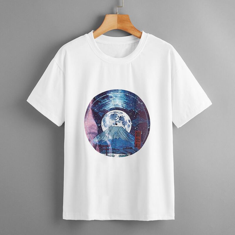 

Mountain Graphic Tee, White