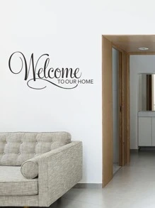 Adhesivo de pared con gráfico de eslogan, arte de pared autoadhesivo negro impermeable para decoración del hogar, pegatinas, adhesivo de pared, vinilo para decoraciones del hogar, artículos de decoración de primavera para refrescar tu hogar, pegatinas de decoración de ramas, regalos de cumpleaños, graduación, decoración de cocina - Negro - Ver 6
