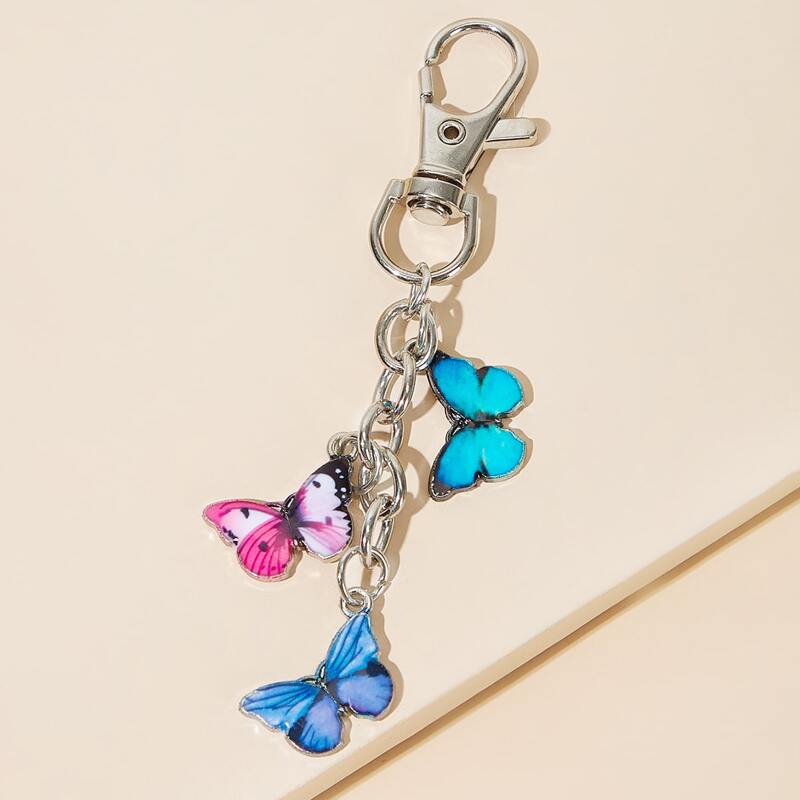 

Butterfly Keychain, Multicolor