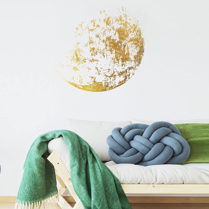 

Planet Shaped Wall Sticker, Gold