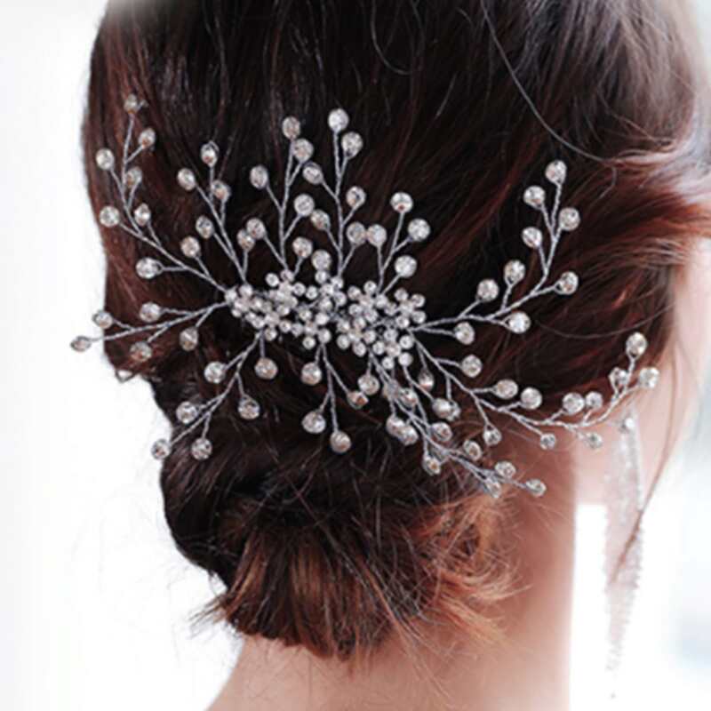 

Faux Pearl Decor Hair Pin, Silver