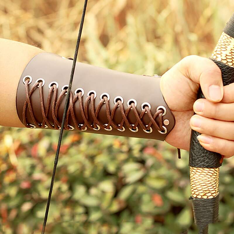 

Guys Lace Up Bracer, Brown