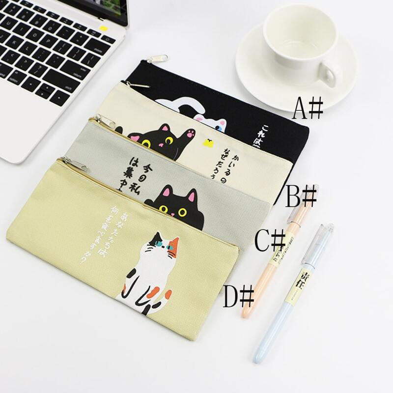 

1pc Cartoon Pencil Case, Multicolor