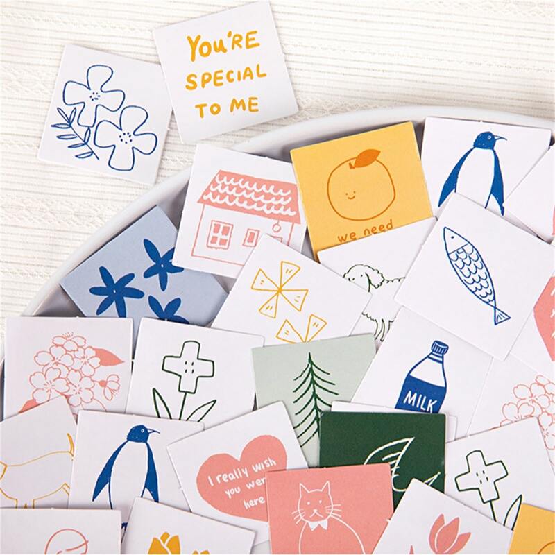 

1box Cartoon Pattern Random Sticker, Multicolor