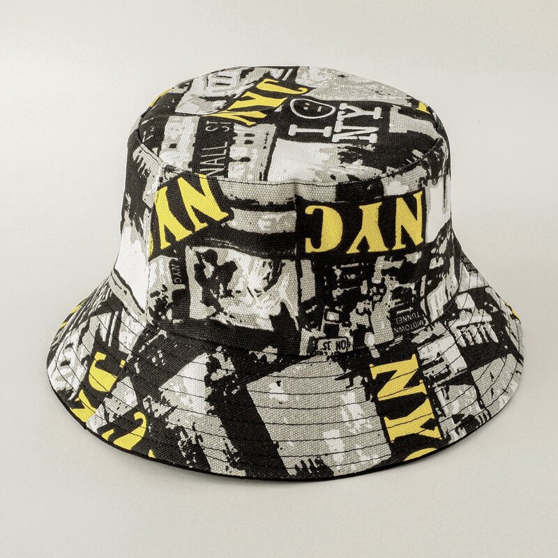 

Guys Letter Graphic Bucket Hat, Multicolor
