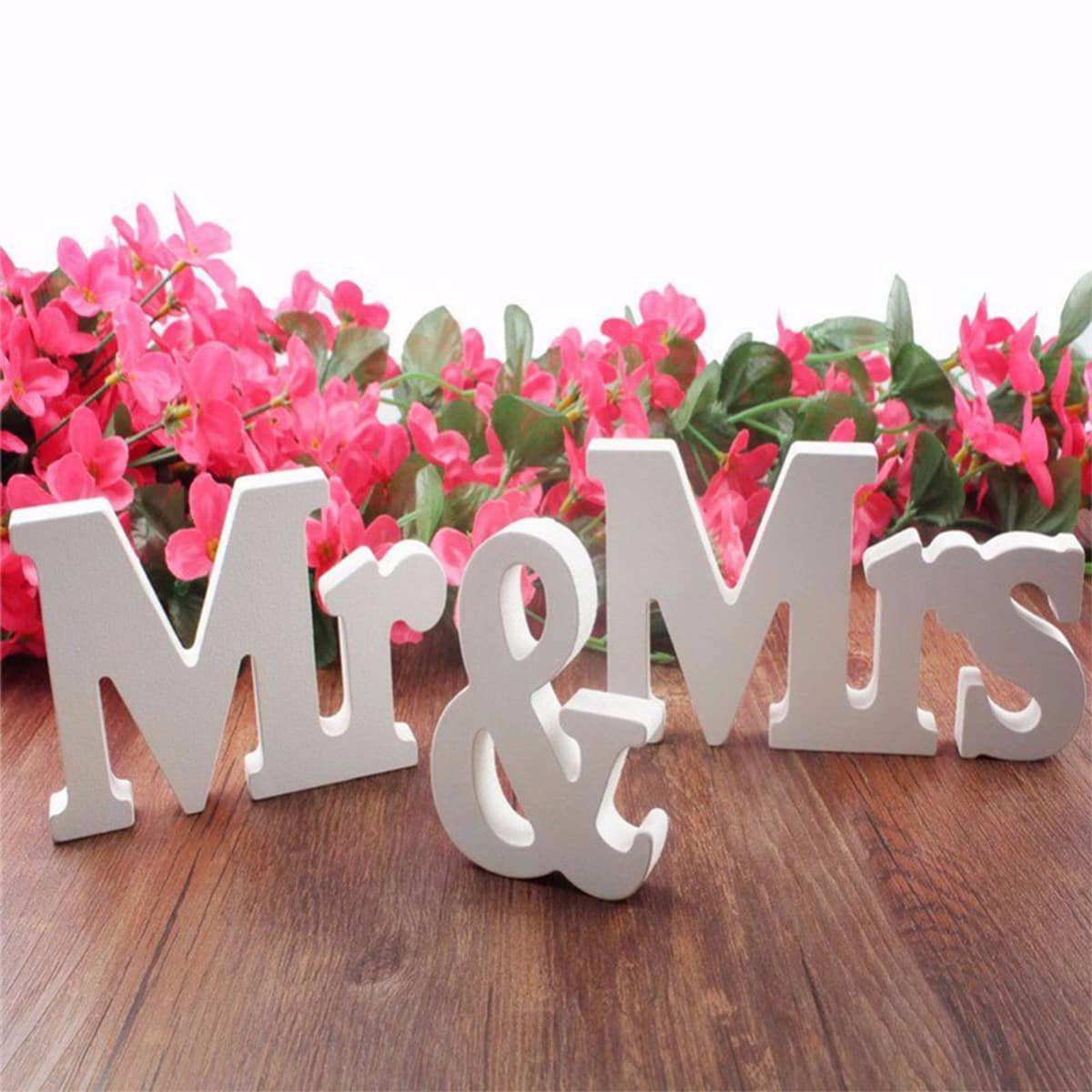 

1set Letter Shaped Decorative Object, White