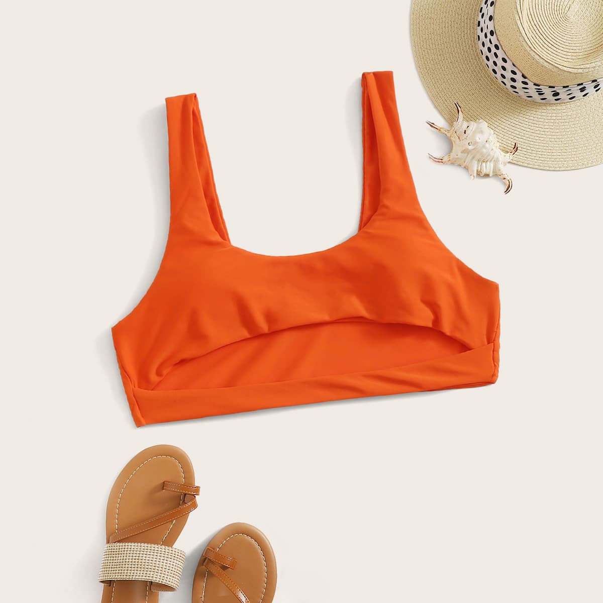 

Cut Out Bikini Top, Orange