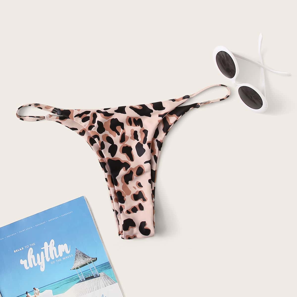 

Leopard Tanga Bikini Panty, Multicolor