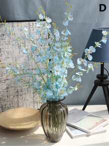 1branch Phalaenopsis nhân tạo với 5 cái đầu - Nhiều màu - Xem 4