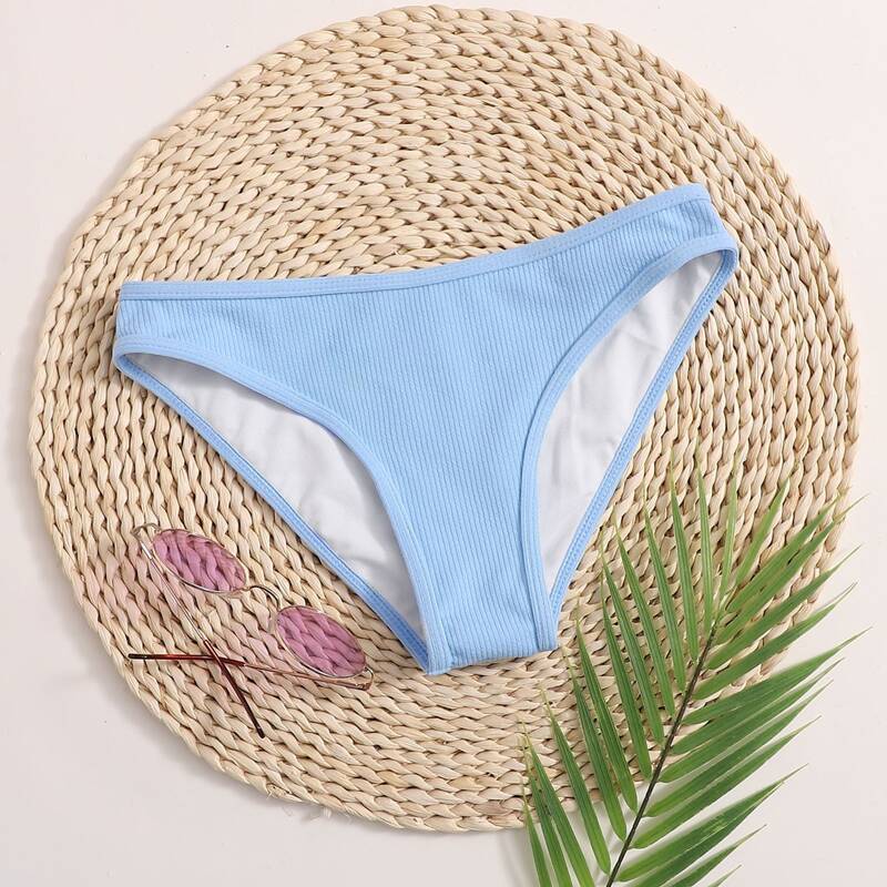 

Ribbed Swimming Panty, Blue