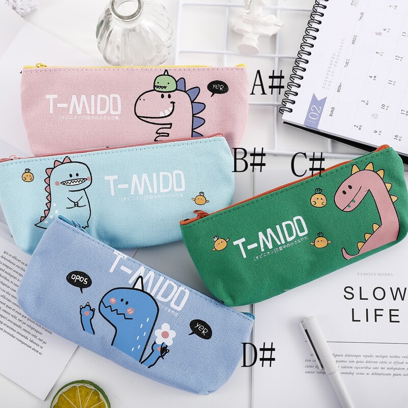 

1pc Dinosaur Print Pencil Bag, Multicolor