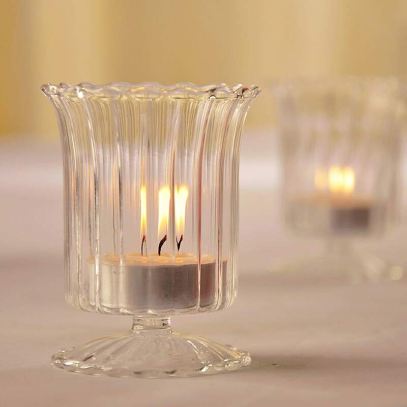 

Glass Candle Holder