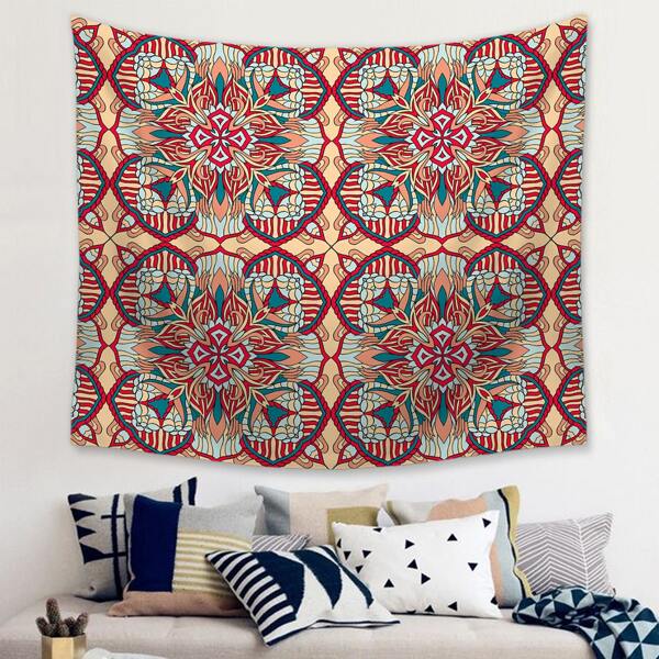 

Flower Print Tapestry, Multicolor