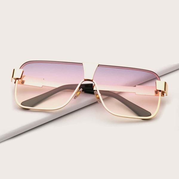 

Metal Frame Sunglasses, Pink