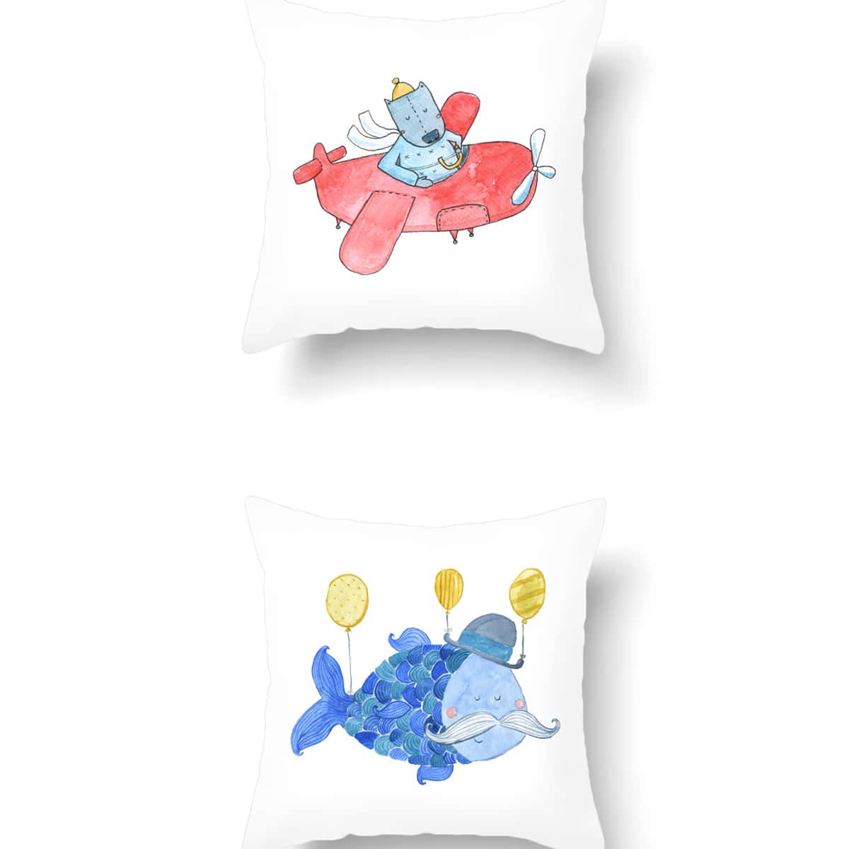 

1pc Cartoon Graphic Cushion Cover Without Filler, Multicolor