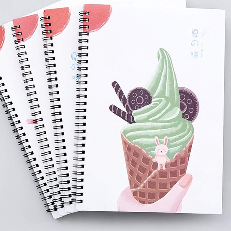 

1pack Cartoon Graphic Notebook, Multicolor