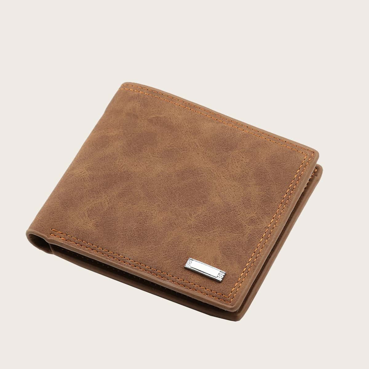 

Guys Metal Decor Purse, Brown