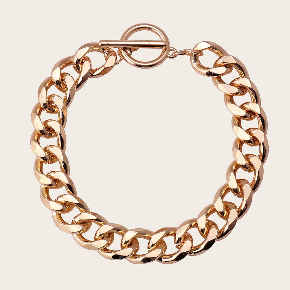 

Simple Solid Bracelet, Gold