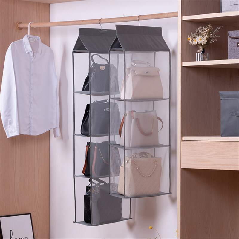 

1pc Bag Hanging Storage Bag, Grey