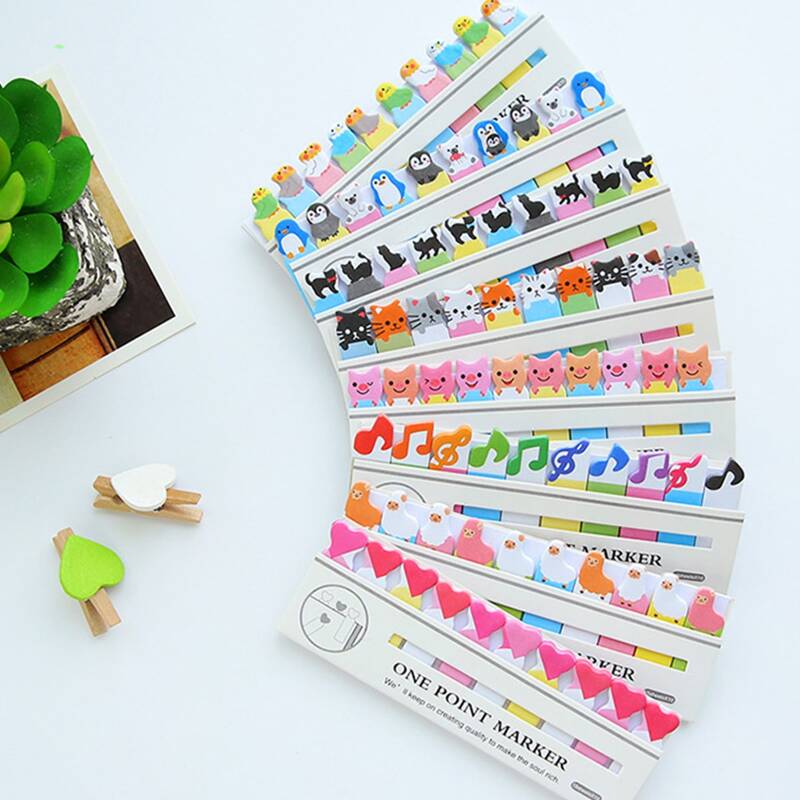 

1pack Mini Animal Pattern Random Sticky Note, Multicolor