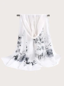 플로랄 스카프 - 멀티컬러 - 보기 2