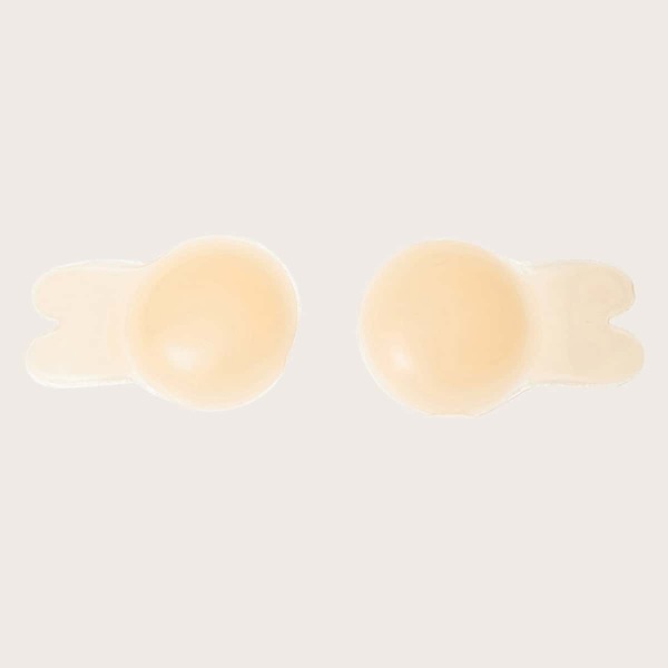 

1pair Plus Silica Gel Nipple Cover, Apricot