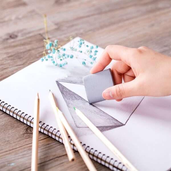 

Solid Painting Eraser, Grey